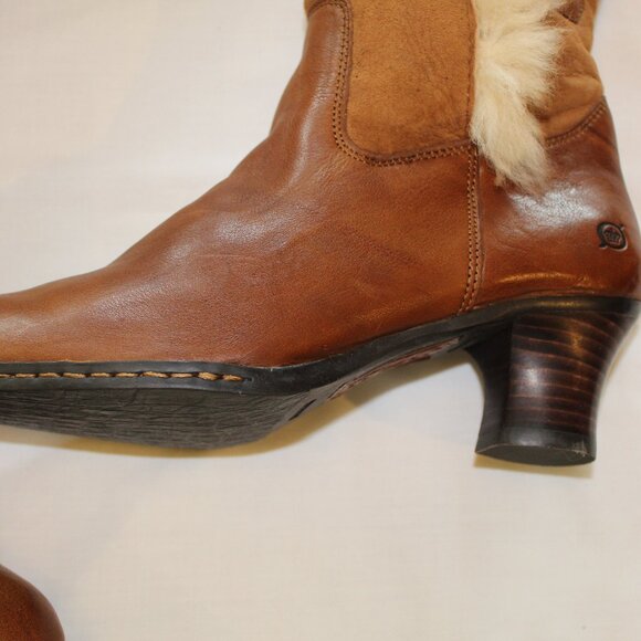 Born Leather and Suede Boots Size 11  NWT Never Worn - Picture 3 of 14